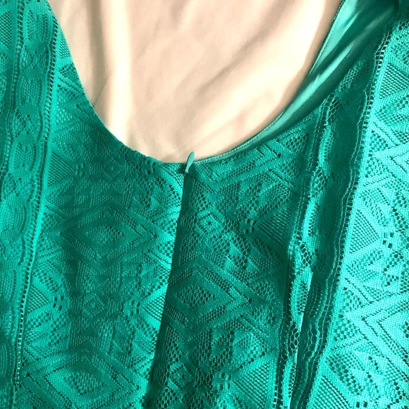 Alyx teal lace dress - Picture 6 of 7